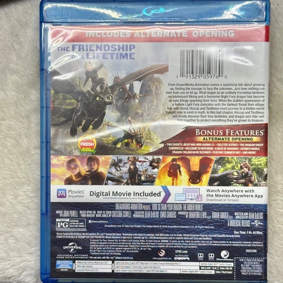 How to Train Your Dragon Trilogy Collection With The Hidden World in Blu-Ray - Picture 7 of 8